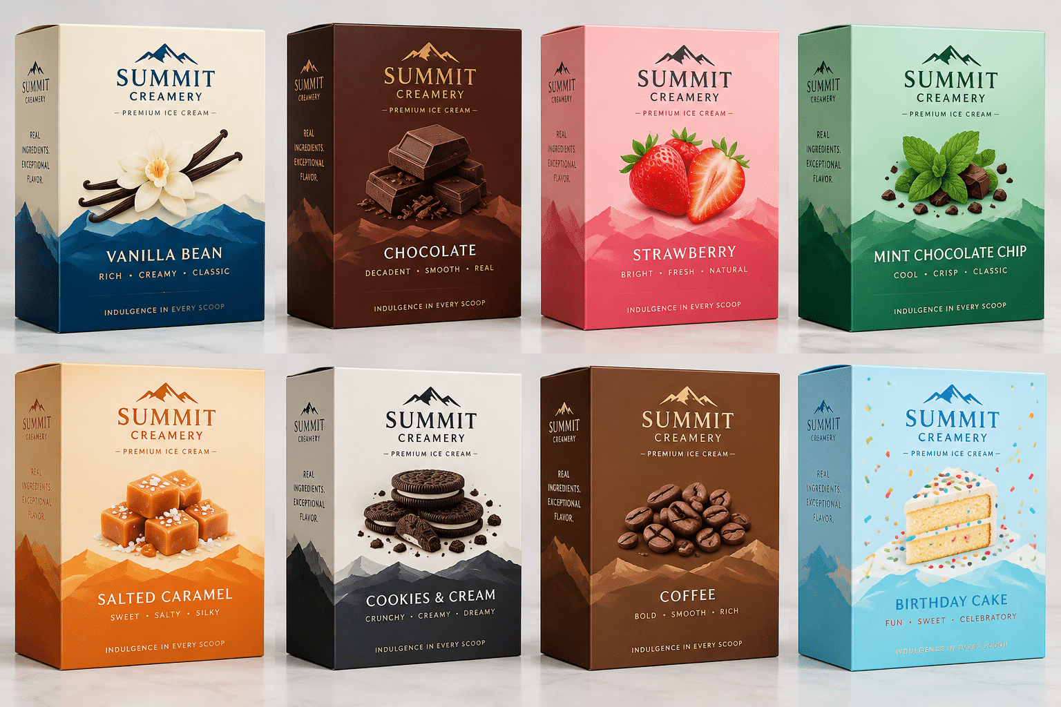 Summit Creamery Ice Cream Collection
